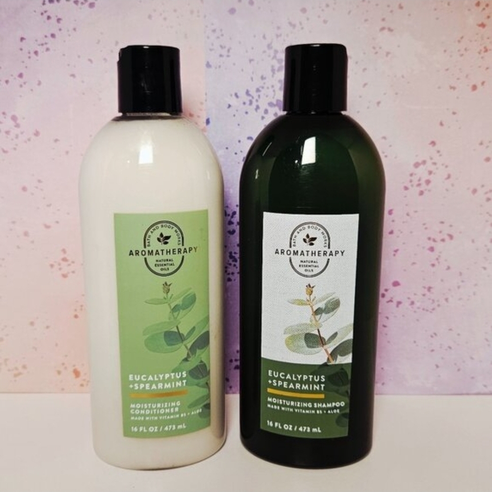 Bath & Body Works Aromatherapy Eucalyptus Spearmint Hair FULL SIZE DISCONTINUED